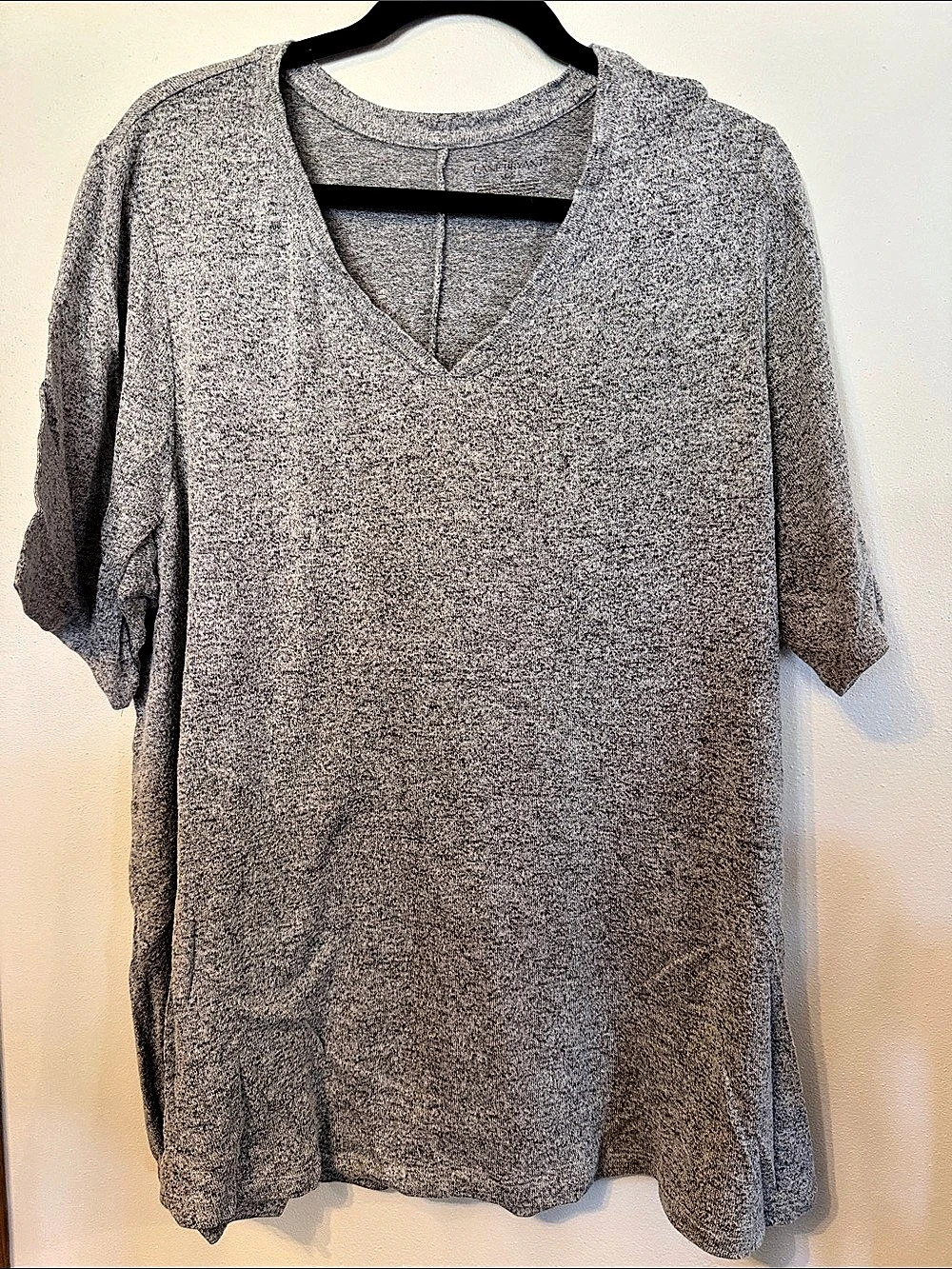 Lane Bryant Gray Short Sleeve Tee
